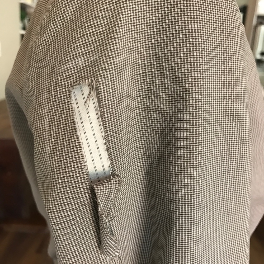 Banana Republic Grey Patchwork Jacket - image 3